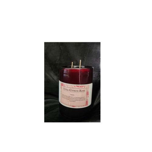 EUCA-CITRUS-ROSE 12 oz scented candle