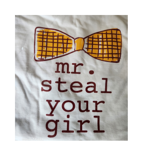 'Mr. Steal Your Girl' Short Sleeved Tee Shirt